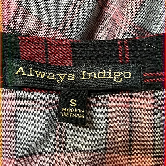 Lace front plaid shirt - Picture 5 of 6